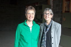 Mary Rhodes and Director Sharon McCrone Mary Rhodes and Director Sharon McCrone